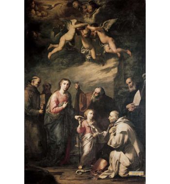 The Holy Family With Saint Bruno Of Cologne And Other Saints
