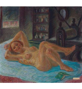 Reclining Nude And Press