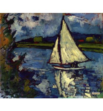 White Sailboat At Chatou, 1907