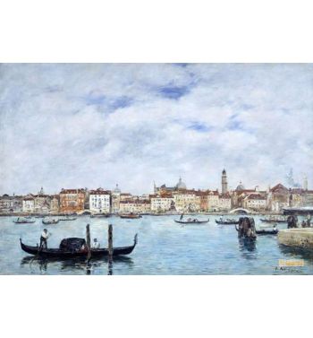 View Of Venice Wharf Of Slaves