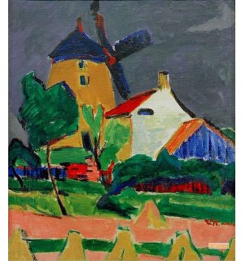 The Windmill At Moritzburg