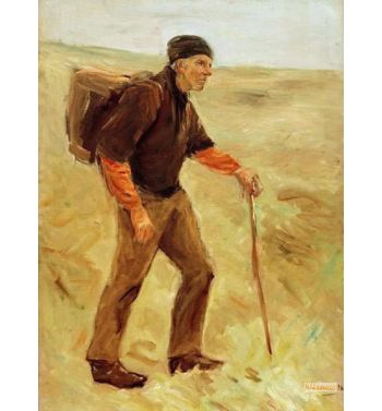 Striding Farmer, Study Whole Figure