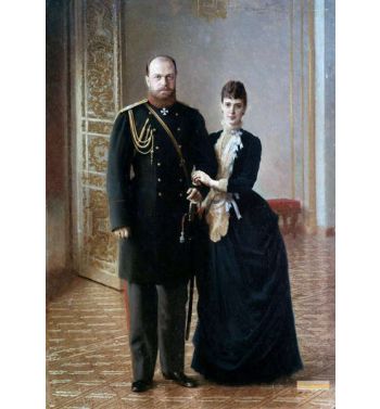 Portrait Of The Russian Tsar Alexander Iii 1845 1895