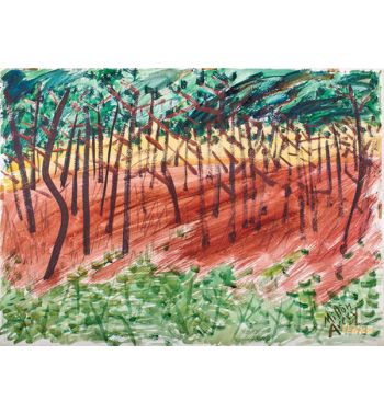 Forest At Sunset, 1943