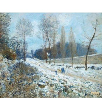 La Cote Du Coeur Volant À Marly Sous La Neige