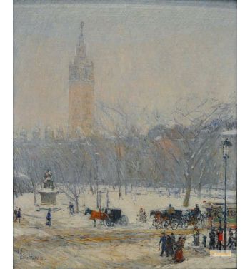 Snowstorm Madison Square