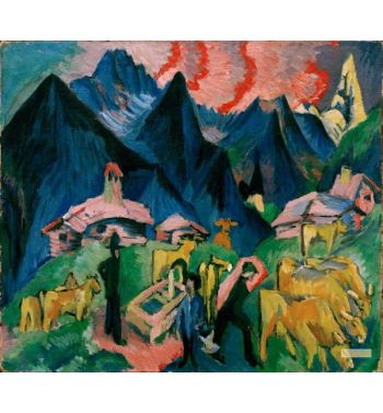 Alpleben, Triptych, 1918, 2