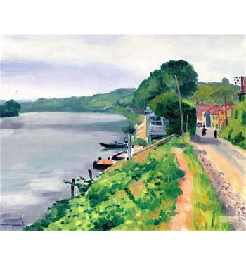 Banks Of The Seine At La Frette