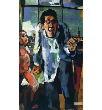 At Easel