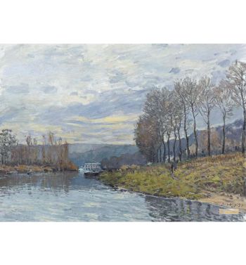 The Seine At Bougival 1873