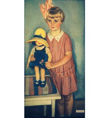 Girl With Doll, C, 1935
