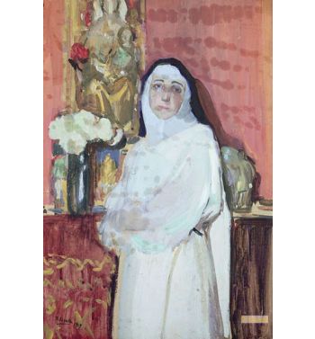 Nun In An Interior