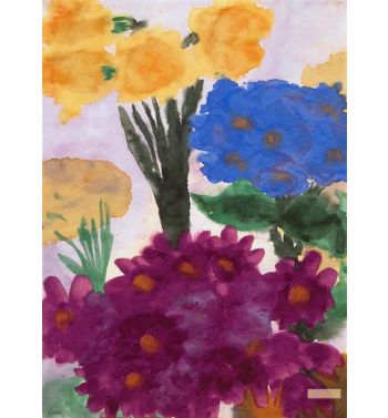 Floral Life Blue D