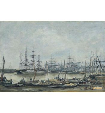 Bordeaux The Quais 1874