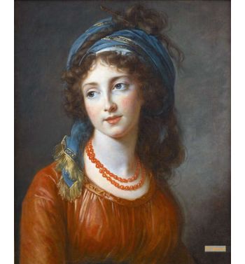 Portrait Of Aglae De Gramont Nee De Polignac 1768 1812