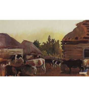 Animal Farm In The Village Neskuchnoye