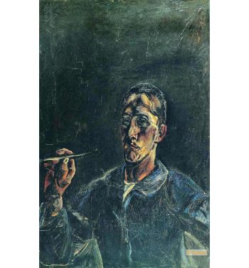 Self Portrait with a Brush Up