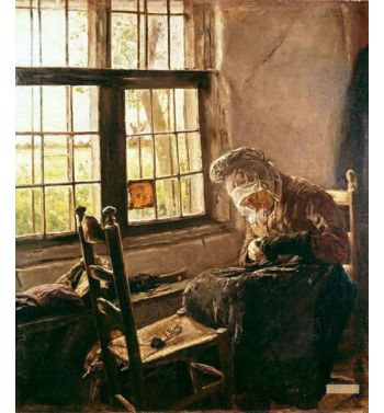 Stuffing Old Woman At The Window