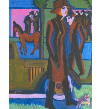 Walking Lady With Doggy