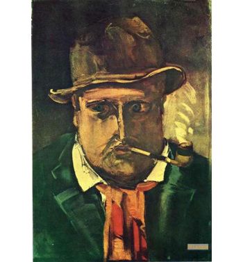 Self Portrait With Pipe