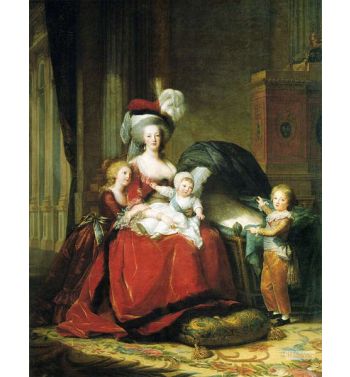 Marie Antoinette And Her Children 1787