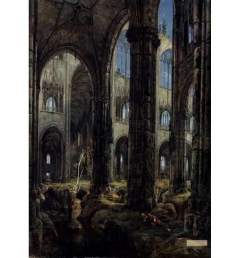 Gothic Church Ruins 1826