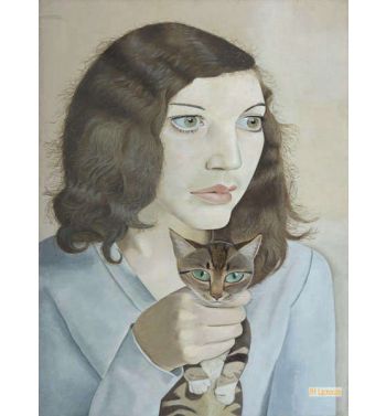 Girl with a Kitten