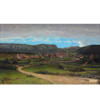Landscape Near Ornans c1865