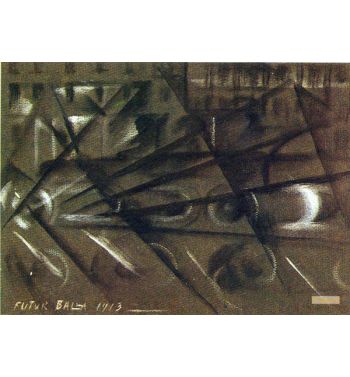 Speed Of An Automobile Study 1913