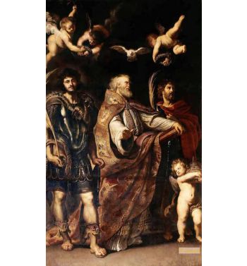Saint Gregory Surrounded By Other Saints