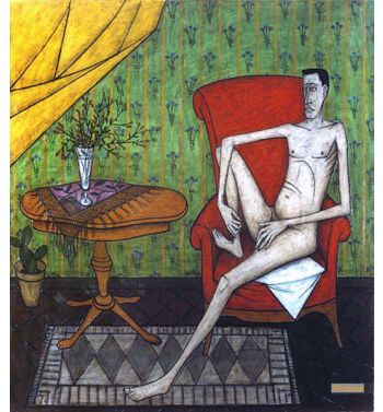 Intérieurs, Homme Assis