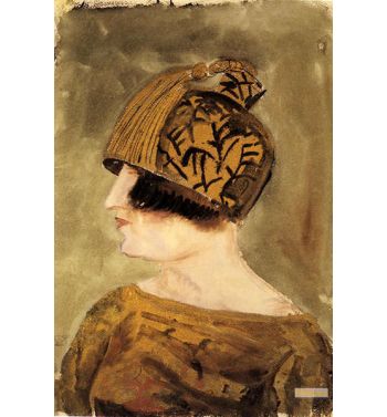Woman Out Of Gilded Dress