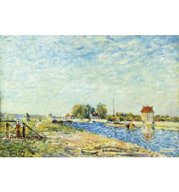 The Canal At Loing; The Loing Canal 1884