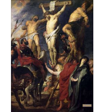 Christ On The Cross Between The Two Thieves