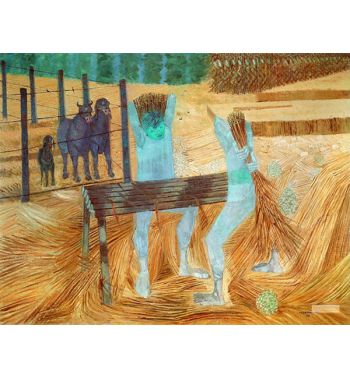 Rice Harvest, 1957