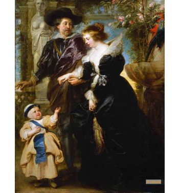 Artist's Wife Helena Fourment And Their Son Frans