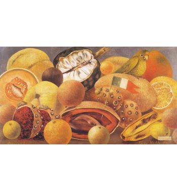 Still Life With Parrot And Fruit 1951
