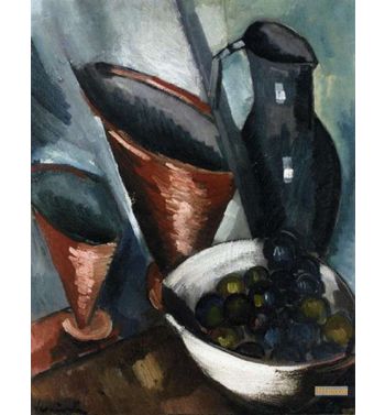 Still Life Copper Goblets