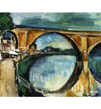 The Aqueduct At Nogent Sur Marne 1911