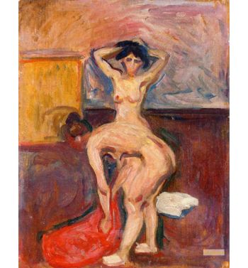 Bending And Upright Nude