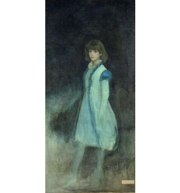 The Blue Girl Portrait Of Connie Gilchrist 1865 1946 c1879