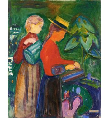 Girls Watering Flowers, The Linde Frieze, 1904