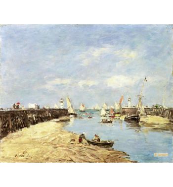 Trouville The Jetty And The Basin 1896