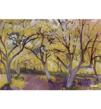Orchard In Bloom Neskuchnoye 1908
