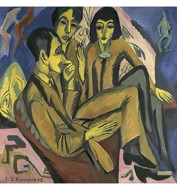Group Of Artists Conversation Of The Artists 1913