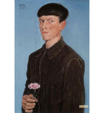 Self Portrait With Carnation, 1912