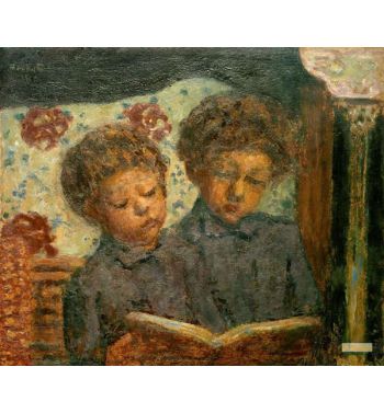 Children Reading, Charles And Jean Terrace