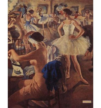 In The Dressing Room Ballet Swan Lake 1924