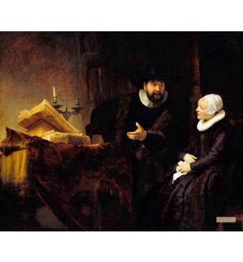 Mennonite Preacher Anslo And His Wife