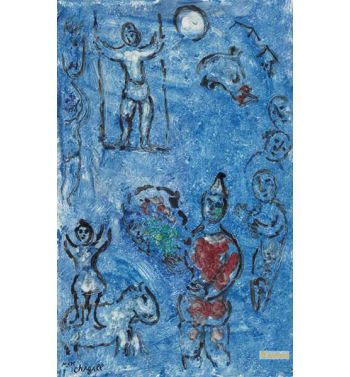The Circus, Blue Background, 1975